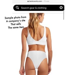 Vitamin A Sienna High Waist EcoRib Bikini Bottom